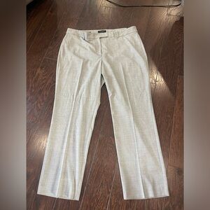 TALBOTS Women HIGH-WAIST STRAIGHT LEG Curvy CHAMBRAY Size 18 Career NEW